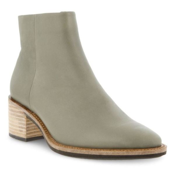 ECCO SHOES -SHAPE 35 SARTORELLE WOMEN'S ANKLE BOOT MID-VETIVER