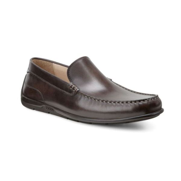 ECCO SHOES -CLASSIC MEN'S MOC 2.0-COFFEE