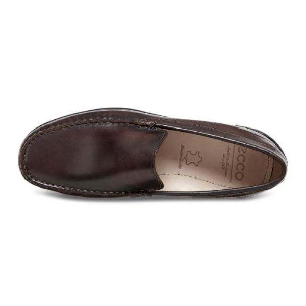 ECCO SHOES -CLASSIC MEN'S MOC 2.0-COFFEE