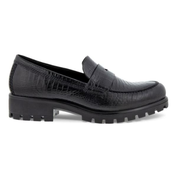 ECCO SHOES -MODTRAY WOMEN'S PENNY LOAFER-BLACK