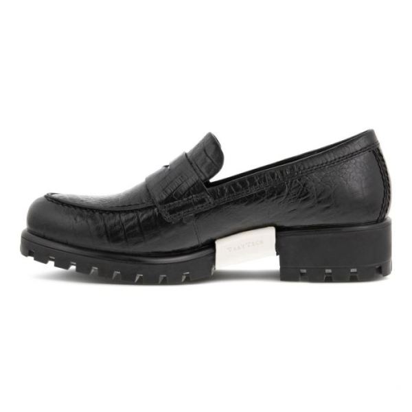 ECCO SHOES -MODTRAY WOMEN'S PENNY LOAFER-BLACK