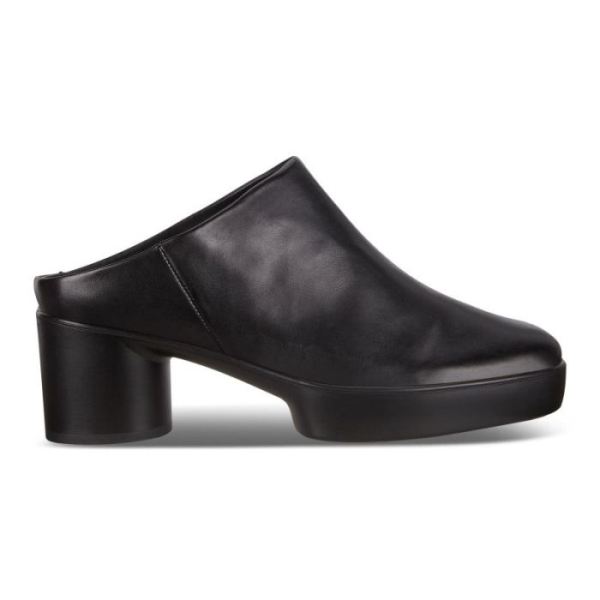 ECCO SHOES -SHAPE SCULPTED MOTION 35 MULE WOMEN'S PUMPS-BLACK