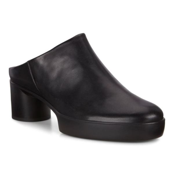 ECCO SHOES -SHAPE SCULPTED MOTION 35 MULE WOMEN'S PUMPS-BLACK