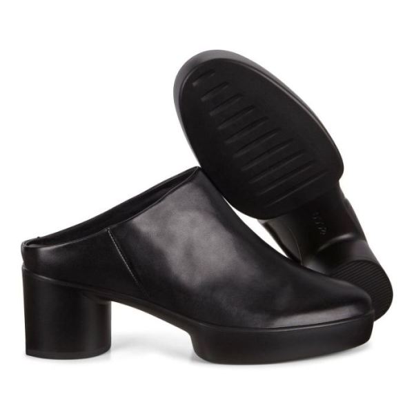 ECCO SHOES -SHAPE SCULPTED MOTION 35 MULE WOMEN'S PUMPS-BLACK