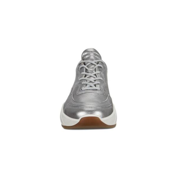 ECCO SHOES -CHUNKY WOMEN'S SNEAKER-ALUSILVER/CONCRETE