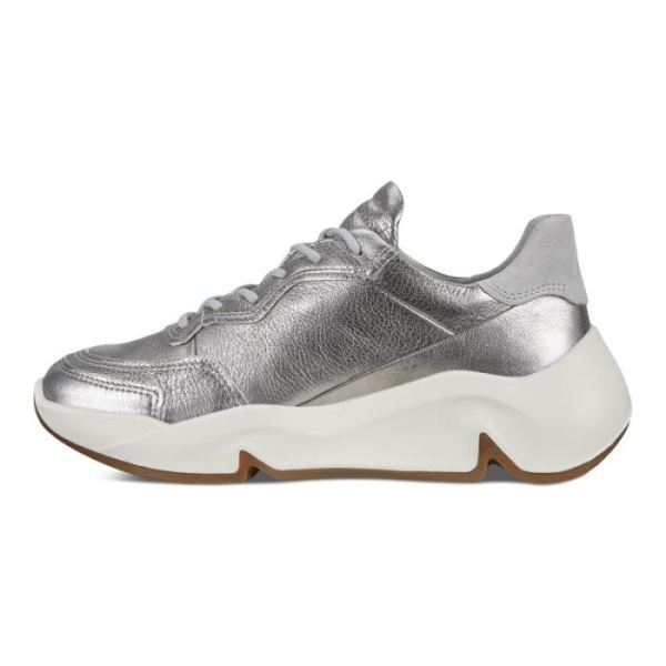 ECCO SHOES -CHUNKY WOMEN'S SNEAKER-ALUSILVER/CONCRETE