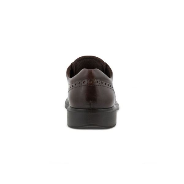 ECCO SHOES -HELSINKI 2.0 MEN'S WING TIP TIE-COCOA BROWN