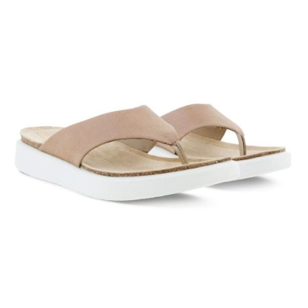 ECCO SHOES -CORKSPHERE WOMEN'S THONG SANDAL-DUNE