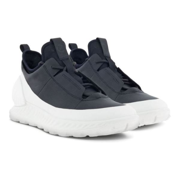 ECCO SHOES -EXOSTRIKE MEN'S LOW SNEAKER-BLACK/WHITE