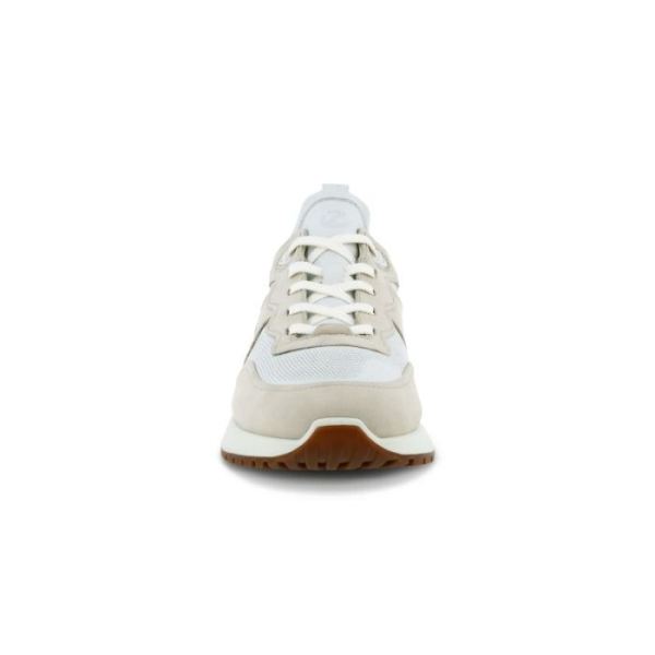 ECCO SHOES -ASTIR MEN'S RETRO SNEAKER-GRAVEL/WHITE/GRAVEL