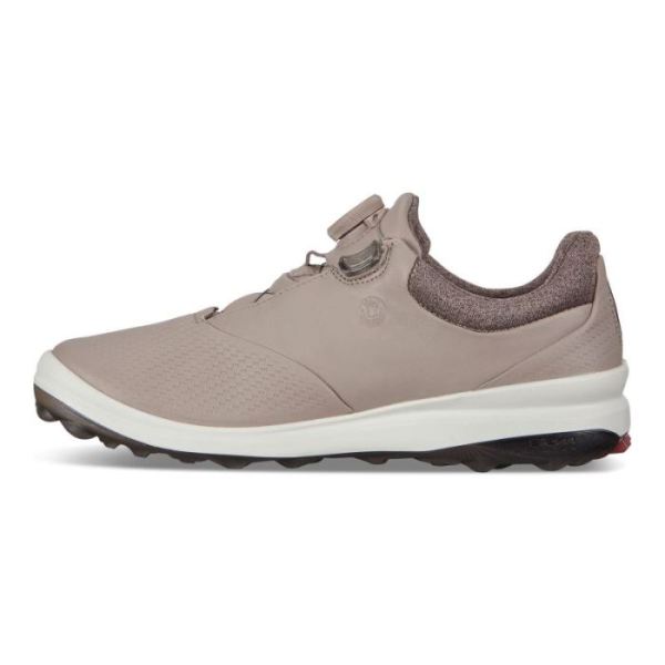 ECCO SHOES -WOMEN'S BIOM HYBRID 3 BOA GOLF SHOE-GREY ROSE/PETAL