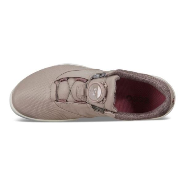 ECCO SHOES -WOMEN'S BIOM HYBRID 3 BOA GOLF SHOE-GREY ROSE/PETAL