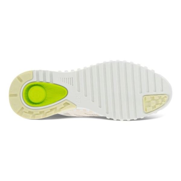 ECCO SHOES -ZIPFLEX WOMEN'S LOW TEX SHOES-LIMESTONE/LIMESTONE