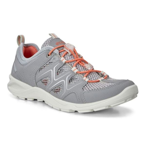 ECCO SHOES -TERRACRUISE LT WOMEN'S OUTDOOR SHOE-SILVER GREY/SILVER METALLIC