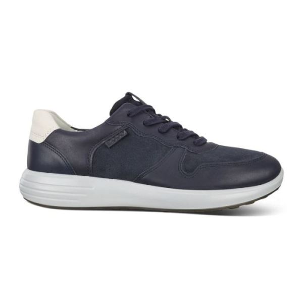 ECCO SHOES -SOFT 7 RUNNER MEN'S SNEAKERS-NIGHT SKY/NAVY/SHADOW WHITE