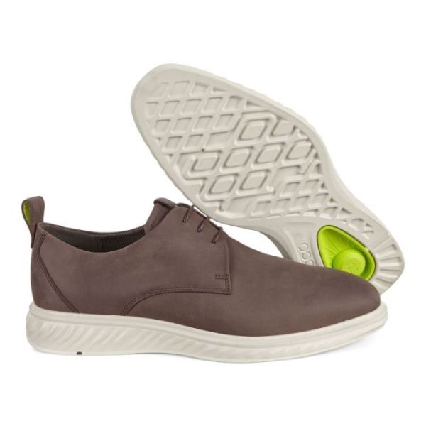 ECCO SHOES -ST. 1 HYBRID LITE DERBY MEN'S SHOES-SHALE