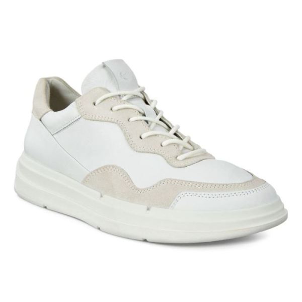 ECCO SHOES -SOFT X WOMEN'S SNEAKER-WHITE/SHADOW WHITE