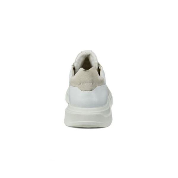 ECCO SHOES -SOFT X WOMEN'S SNEAKER-WHITE/SHADOW WHITE