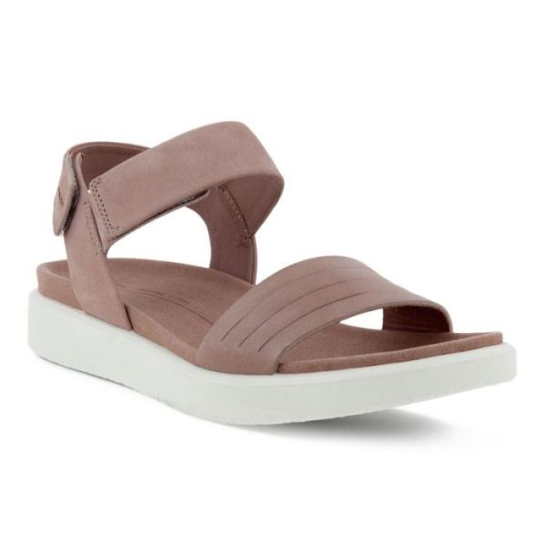 ECCO SHOES -FLOWT WOMEN'S FLAT SANDAL-WOODROSE/WOODROSE