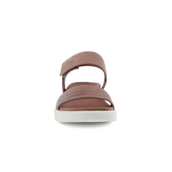 ECCO SHOES -FLOWT WOMEN'S FLAT SANDAL-WOODROSE/WOODROSE