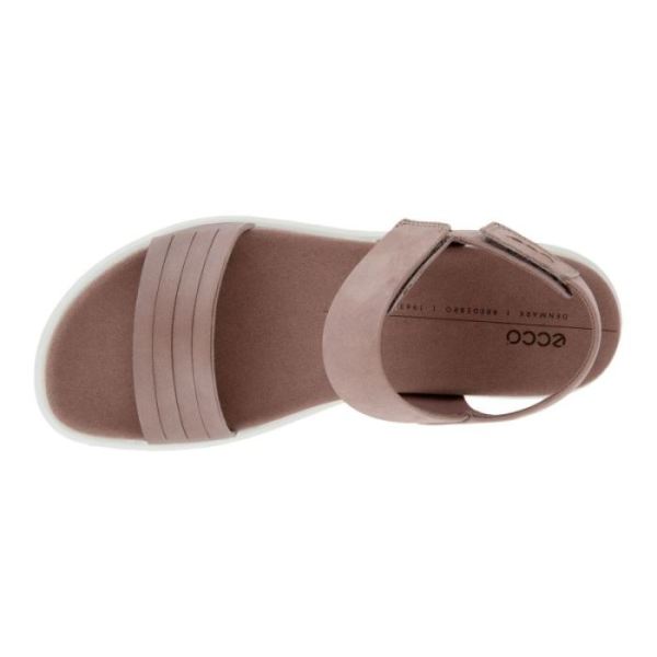 ECCO SHOES -FLOWT WOMEN'S FLAT SANDAL-WOODROSE/WOODROSE