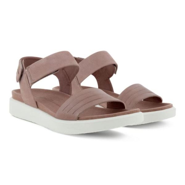 ECCO SHOES -FLOWT WOMEN'S FLAT SANDAL-WOODROSE/WOODROSE