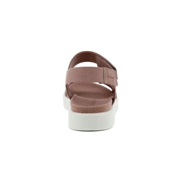 ECCO SHOES -FLOWT WOMEN'S FLAT SANDAL-WOODROSE/WOODROSE