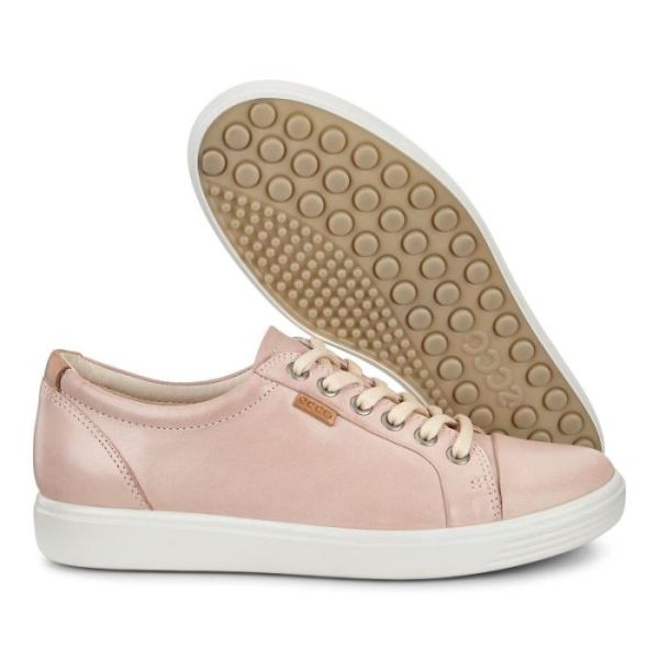 ECCO SHOES -SOFT 7 WOMEN'S SNEAKER-ROSE DUST