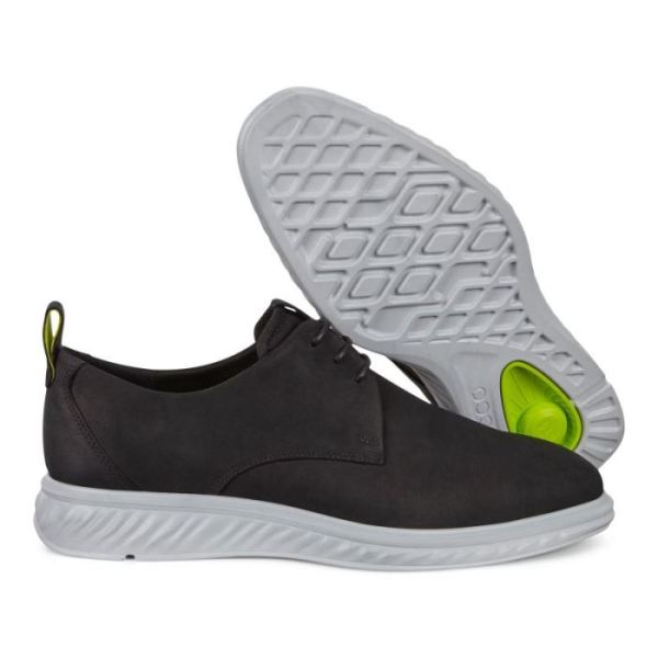 ECCO SHOES -ST. 1 HYBRID LITE DERBY MEN'S SHOES-BLACK