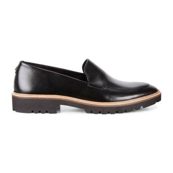 ECCO SHOES -INCISE TAILORED WOMEN'S LOAFER-BLACK