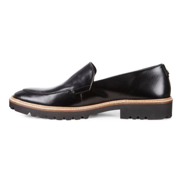 ECCO SHOES -INCISE TAILORED WOMEN'S LOAFER-BLACK