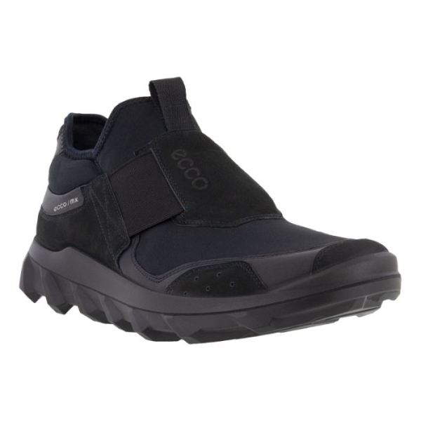 ECCO SHOES -MX MEN'S LOW SLIP ON-BLACK/BLACK