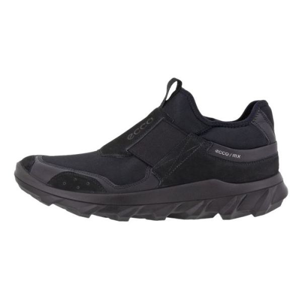 ECCO SHOES -MX MEN'S LOW SLIP ON-BLACK/BLACK