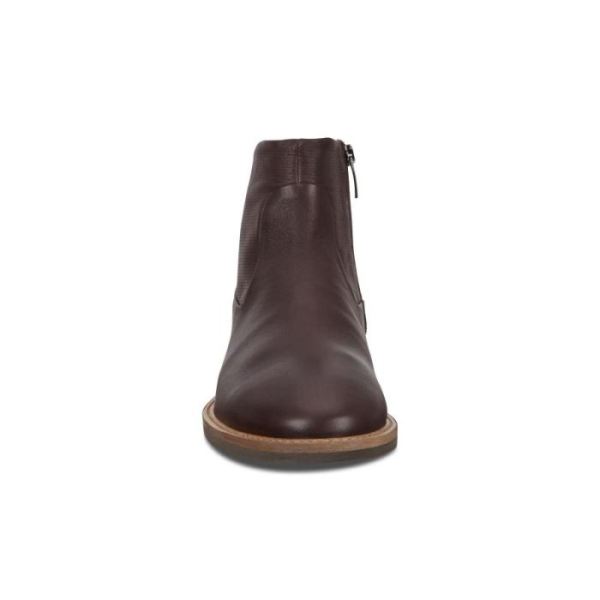 ECCO SHOES -SARTORELLE 25 ANKLE BOOTS-COFFEE