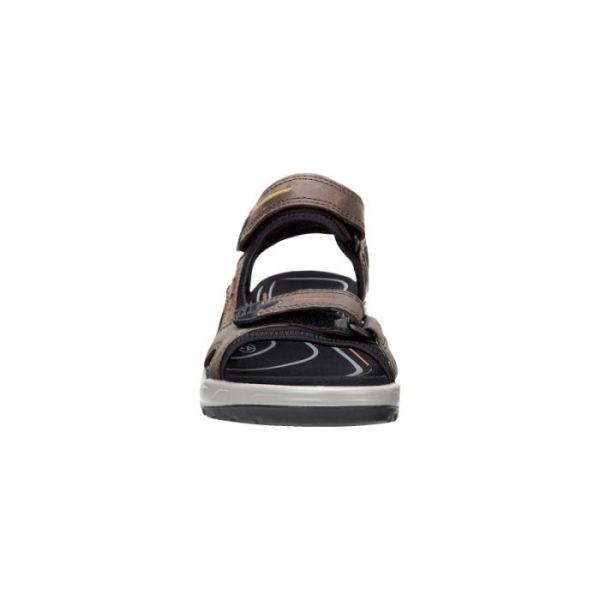 ECCO SHOES -MEN&RSQUO;S YUCATAN SANDAL-ESPRESSO/COCOA BROWN/BLACK