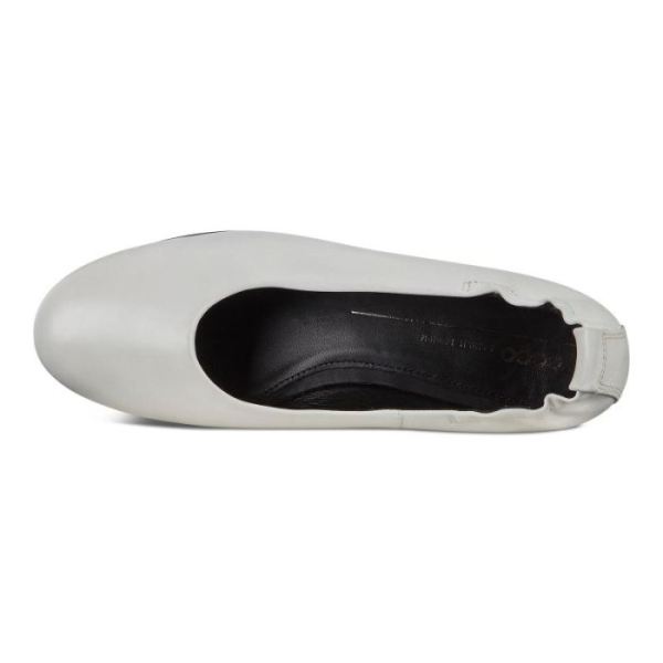 ECCO SHOES -ANINE WOMEN'S FLAT BALLERINA-BRIGHT WHITE