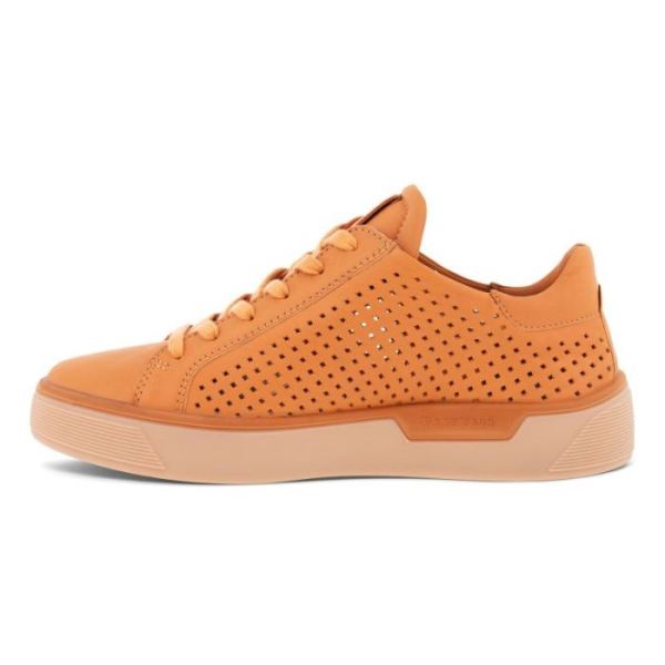 ECCO SHOES -STREET TRAY W LACED SHOES-SANDSTONE