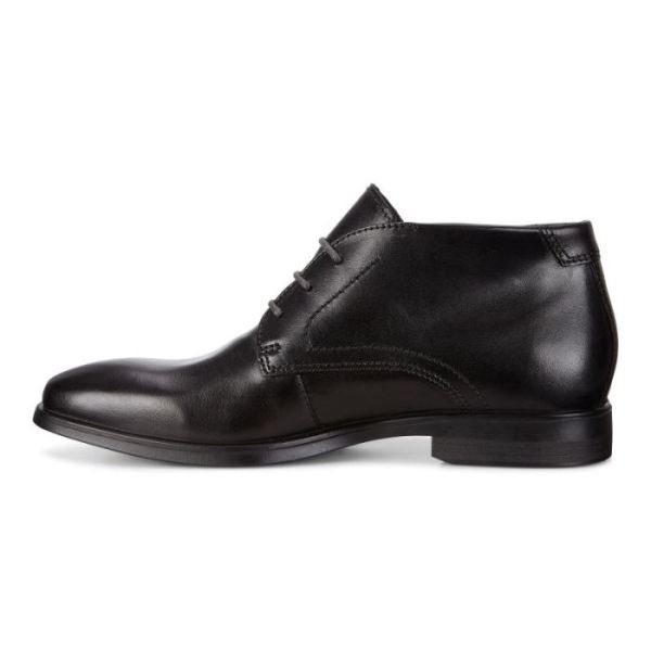 ECCO SHOES -MELBOURNE MEN'S DRESS BOOT-BLACK/MAGNET