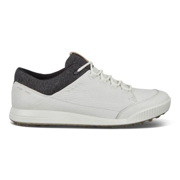 ECCO SHOES -MEN'S STREET RETRO GOLF SHOES-BRIGHT WHITE