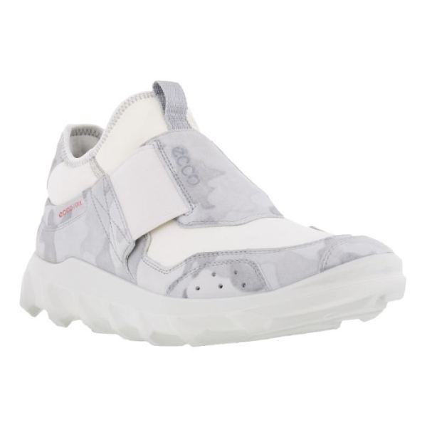 ECCO SHOES -MX WOMEN'S LOW SLIP ON-WHITE/WHITE