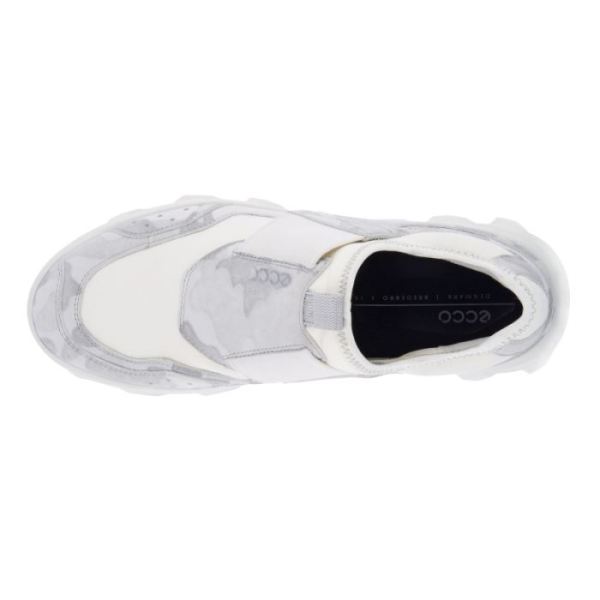 ECCO SHOES -MX WOMEN'S LOW SLIP ON-WHITE/WHITE