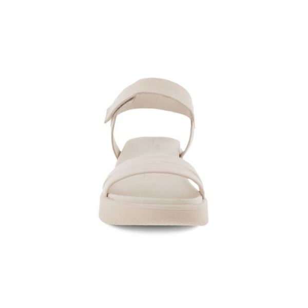 ECCO SHOES -FLOWT LX WOMEN'S WEDGE SANDAL-LIMESTONE/LIMESTONE