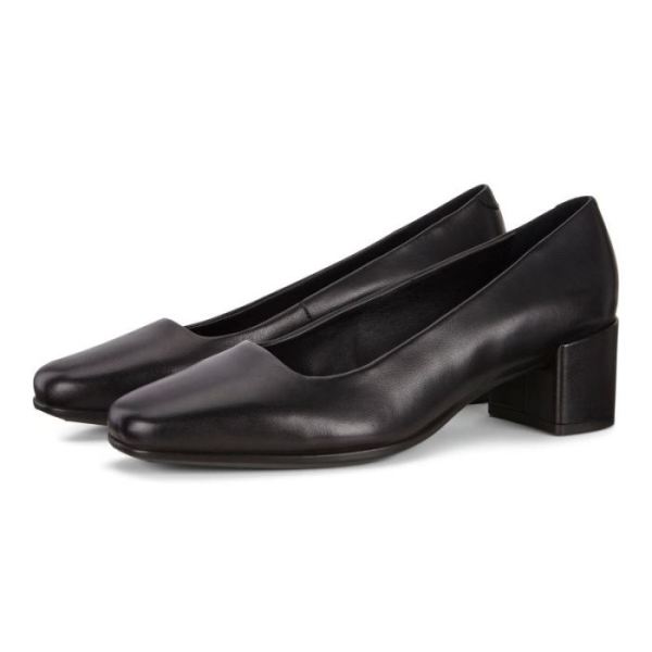 ECCO SHOES -SHAPE 35 SQUARED WOMEN'S PUMPS-BLACK