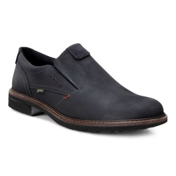 ECCO SHOES -TURN MEN'S SLIP-ON SHOE-BLACK/BLACK