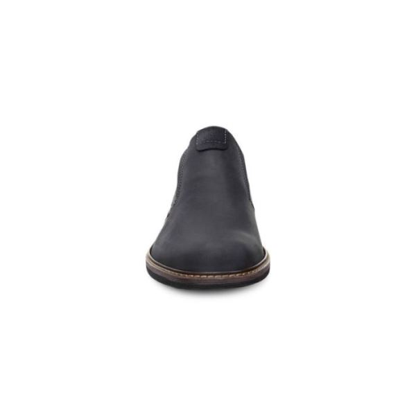 ECCO SHOES -TURN MEN'S SLIP-ON SHOE-BLACK/BLACK