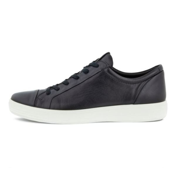 ECCO SHOES -SOFT 7 MEN'S CITY SNEAKER-BLACK