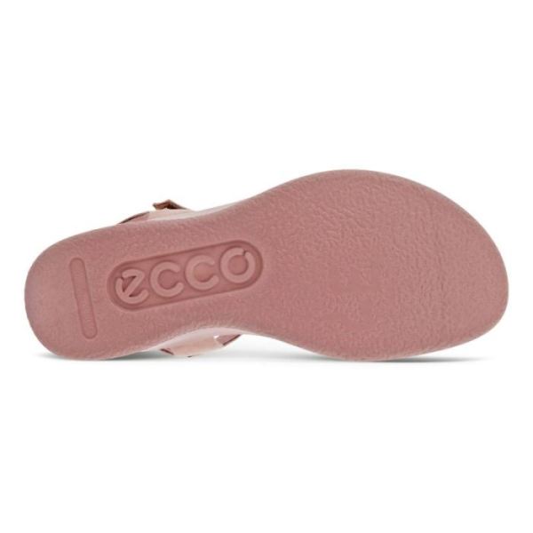 ECCO SHOES -FLOWT LX WOMEN'S WEDGE SANDAL-WOOD ROSE/WOOD ROSE