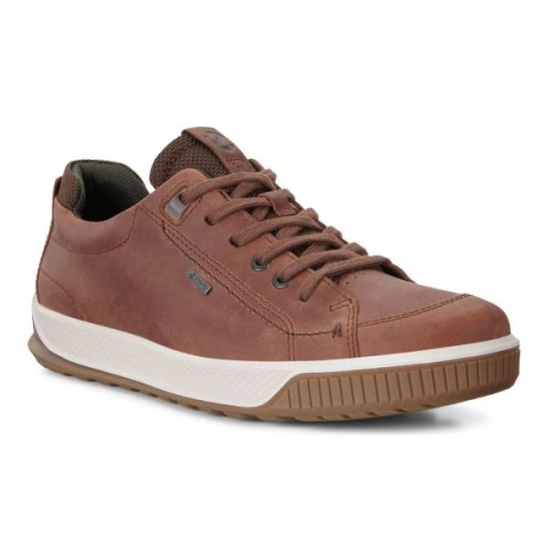 ECCO SHOES -MEN'S BYWAY TRED SNEAKERS-BRANDY