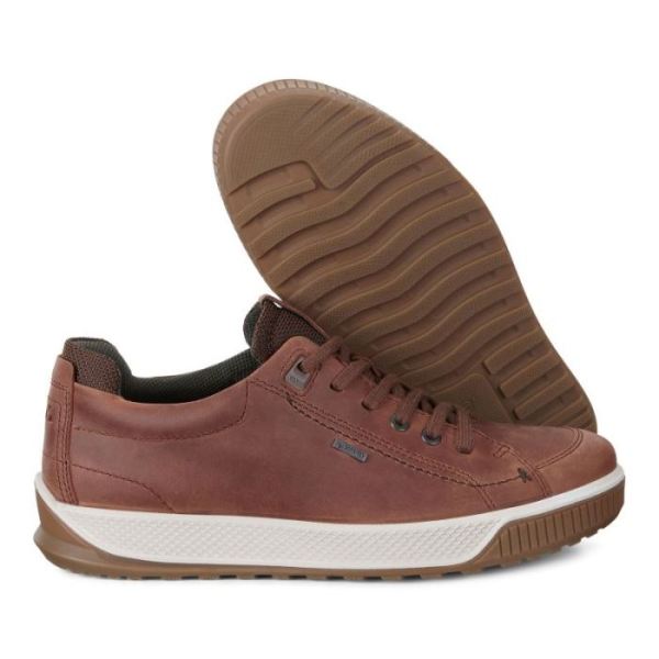 ECCO SHOES -MEN'S BYWAY TRED SNEAKERS-BRANDY