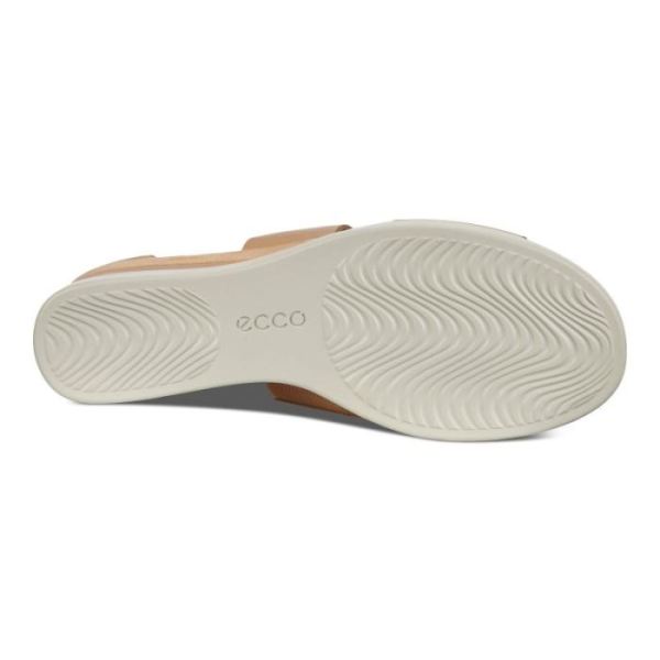 ECCO SHOES -SHAPE WEDGE PLATEAU WOMEN'S SANDALS-LATTE/LATTE